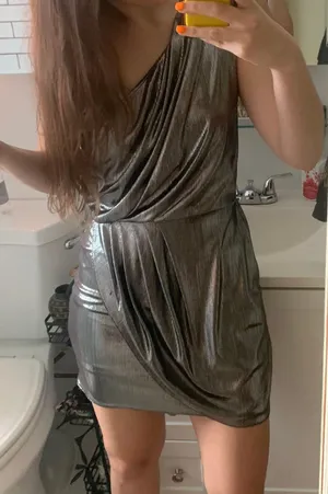 ASOS Metallic Dress thumbnail 1