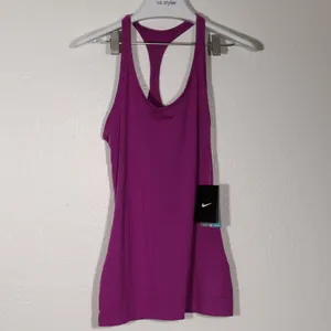 NWT Nike Workout Tank Top Size XS Purple thumbnail 2