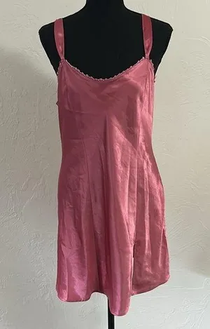 Morgan Taylor Pink Silky Nightgown thumbnail 1