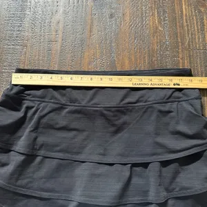 Athleta Black Swagger Tier Ruffle Tennis Skirt Size XL thumbnail 7
