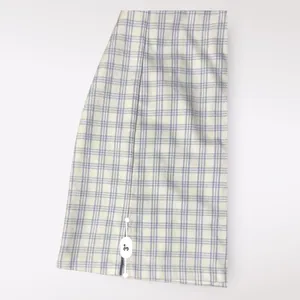 Brandy Melville John Galt Cara Plaid Baby Blue White Mini Skirt‎ Size OS XS/S thumbnail 5