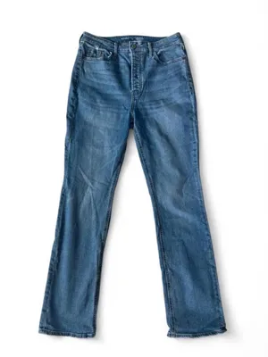 Old Navy Women's Boot Cut Jeans in Medium Blue Wash thumbnail 1
