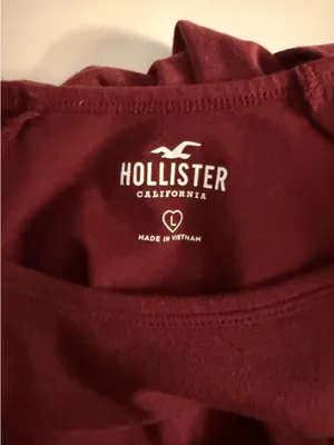 Hollister Burgundy Long Sleeve thumbnail 4