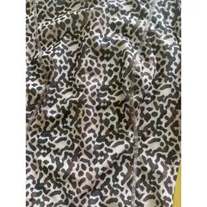HOUSE OF CB Eleanor Mesh Bodysuit Size Small Brown Leopard Mock Neck Long Sleeve thumbnail 6