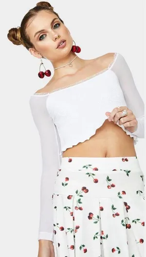 Dolls Kill Mesh Top thumbnail 1
