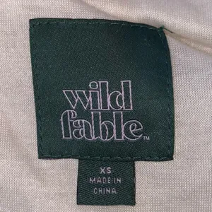 Wild Fable Colorblock Sherpa Fleece Jacket XS Cropped‎ Green Orange Cream NWOT thumbnail 6