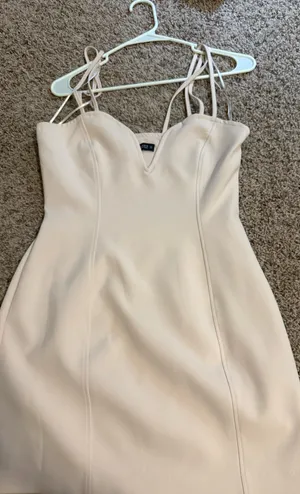 Zara shirt crème mini dress! thumbnail 1