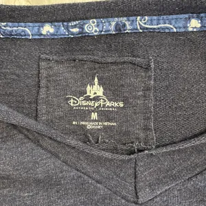Disneyland Disney Bandana Ruffle Hem Minnie Mouse‎ Long Sleeve Shirt Medium thumbnail 4