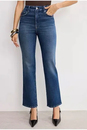 PAIGE Skyline Bootcut jeans size 25 EUC blue denim kick flare high rise thumbnail 1