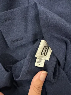 Cute Navy Cocktail Dress Blue Size 4 thumbnail 4