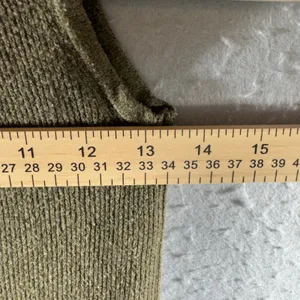 1619 | A‎ New Day Ribbed Knit Scoop Neck Crop Tank Top Olive Green Womens XS thumbnail 3