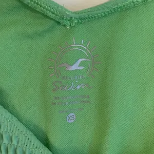 Hollister Sage Green Textured Triangle‎ Wrap Bikini Set S Top XS Cheeky Bottoms thumbnail 10