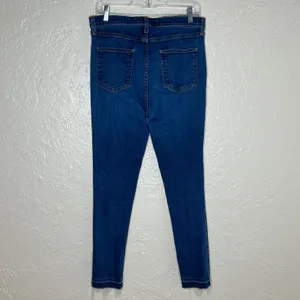 Veronica Beard Debbie Skinny Jeans Raw Hem Ankle Crop‎ Vintage Women 30 thumbnail 3