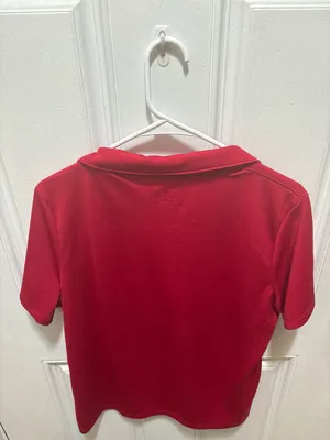 IZOD Golf Women's Short Sleeve Performance Polo Shirt Red XXL thumbnail 5