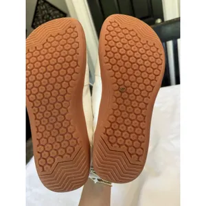 WHITIN Barefoot Shoes Women's size 9.5 10 EU 41 White Wide Toe Box Gum Sole thumbnail 8