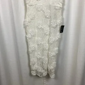 Lulus White Romantic Lace Textured Bodycon Midi Dress Sz.S NWT thumbnail 7