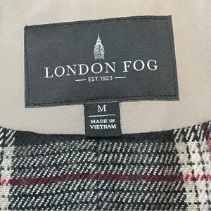 London Fog Women’s Trench Coat Tan Medium 3 Button Spring Rain Casual‎ Neutral thumbnail 7
