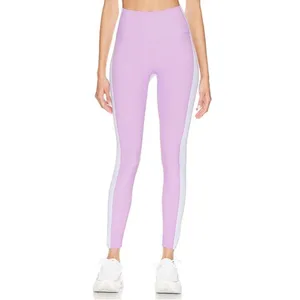 NWT Beach Riot Color-Block Legging Orchid Bloom Purple White- Size XS thumbnail 3