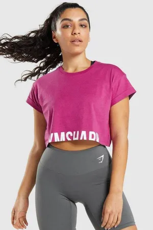 Gymshark Fraction Crop Top thumbnail 1