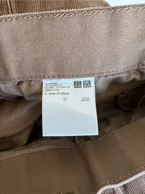 Uniqlo Women's Ezy Corduroy Low Rise Skinny Tapered Pants thumbnail 9