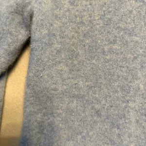 Tahari V-Neck 100% 2-Ply Cashmere Sweater Light Blue Women Size L thumbnail 4
