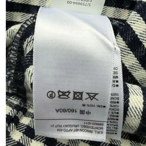 Gap x DOEN Gingham Denim Mini Shift Dress Navy Blue White Size 0 NWOT thumbnail 9