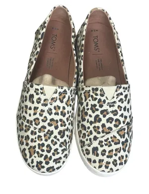 Toms Redondo Birch‎ Multi Lynx Women’s Slip Ons 7.5M Casual Animal Print Cheetah thumbnail 1