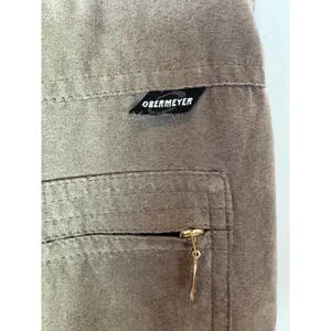 Obermeyer‎ Vintage Ski Pants Women 8 Brown Olive Faux Suede Cortina Gorpcore thumbnail 8