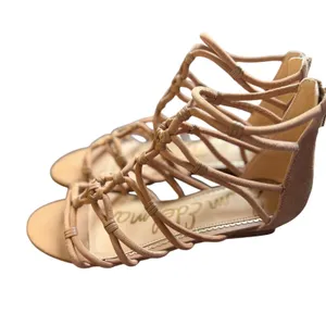 Sam Edelman Elowen Tan Suede Strappy Gladiator Wedge Sandals Womens 8M EUR 38 thumbnail 2