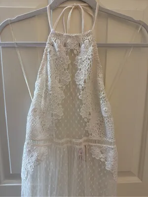 NWT Victoria’s Secret Sheer Lace Maxi Slip thumbnail 2