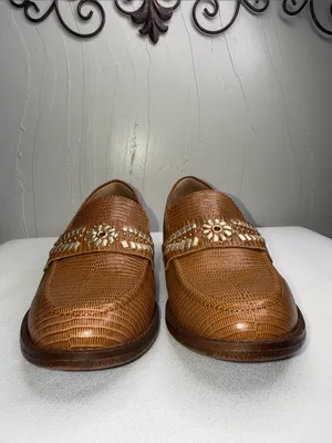 Brioso Frisco Lizard-Embossed Leather Loafers thumbnail 5