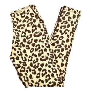 Ryderwear Leopard Cheetah Scrunch Butt Leggings Sz S thumbnail 1
