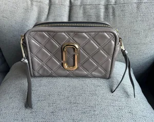 Marc Jacobs The  Quilted Softshot with jacquard strap thumbnail 1