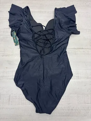 Blooming Jelly Tummy Control V Neck swimsuit Slimming Lace-up Ruffle Swimwear thumbnail 9