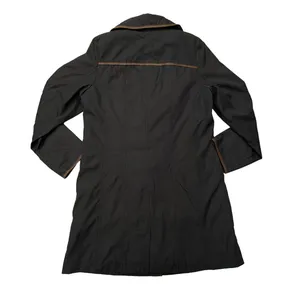 Vintage  Black Formal Pea Coat Rain Jacket thumbnail 2