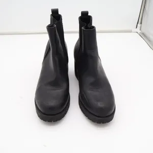 Steve Madden Jody Black Chelsea Lug Sole Block Heel Boots Womens Size 10 thumbnail 3
