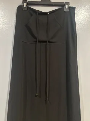 Derek Heart Women's Size M Black Maxi Skirt Y2K Whimsigoth Grunge Festival 2000s thumbnail 2