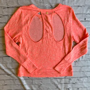 Cut Out Back Sweatshirt XS Top Workout Athleisure thumbnail 4