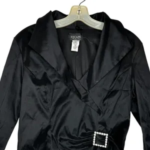XScape by‎ Joanna Chen Black Formal Top thumbnail 2