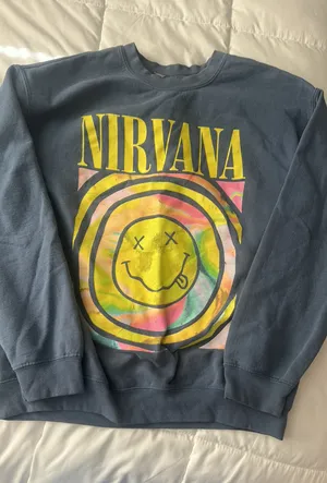 Gildan Nirvana sweatshirt thumbnail 1