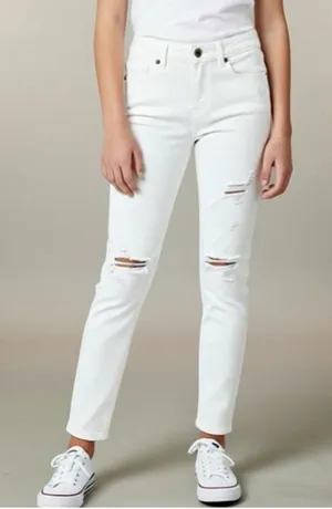 👻 Pistola White Distressed Skinny Jeans thumbnail 2