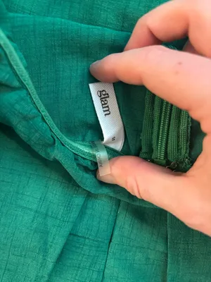 glam kelly Green Strapless Ruffle Romper thumbnail 3