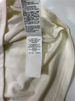 J. Crew Ivory Button-Henley Long Sleeve Top thumbnail 7