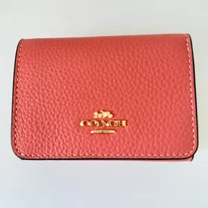 Coach Card Holder Wallet In Signature Canvas with Floral Print thumbnail 3