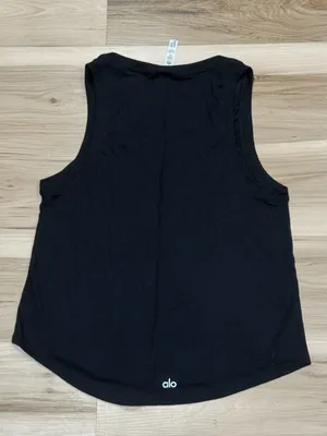 Alo Yoga Black Tank Top Women’s Small thumbnail 2