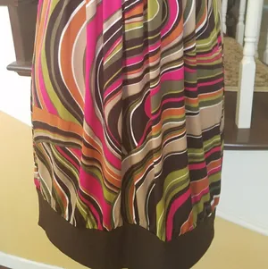 IZ Byer short mini dress ties in back size Small thumbnail 5