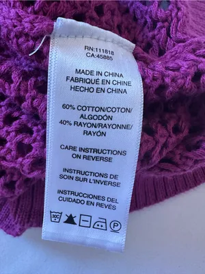 Michael Kors Open-Knit Scoop Neck Sweater in Fuchsia thumbnail 6