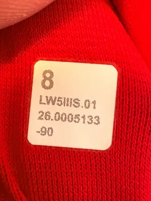 Lululemon Wunder Train No Line HR Tight 25 inch. SZ 8 SOLD OUT Oxford Red thumbnail 7
