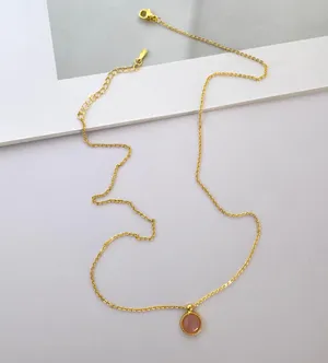 Simple style Adjustable Pendant Necklace for Women thumbnail 4
