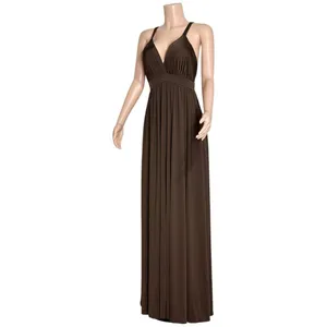 MICHAEL COSTELLO x REVOLVE Emmeline Maxi Dress, Brown, Small thumbnail 7